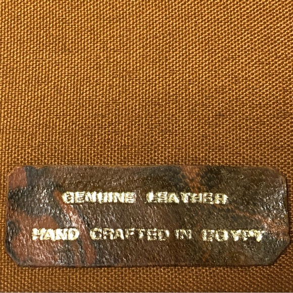 Hand Crafted Leather Egyptian Keepsake Box - Picture 13 of 16